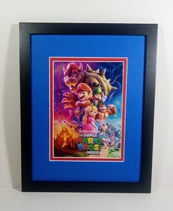 Mario Luigi Display Framed The Super Mario Bros Movie Photo Poster DVD Cover - Picture 1 of 4