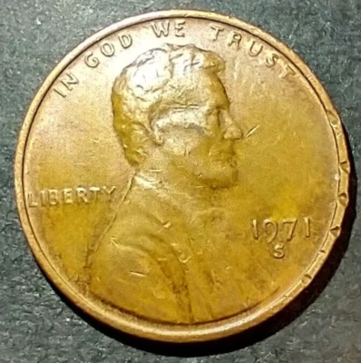 1971-S Lincoln Memorial Cent DDO "IBER" in Liberty & "1971" RB - Image 1 of 4