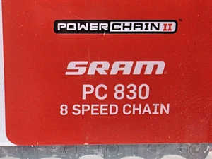 SRAM PC-830 PowerChainII Bicycle Bicke Chain 1/2X3/32 CHAIN 7/8 Speed NIB - Picture 1 of 5