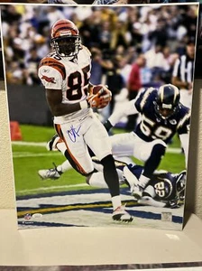 Chad Johnson Signed Cincinnati Bengals 16x20 Photo JSA - Picture 1 of 5