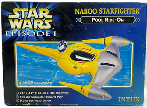 Star Wars Episode I Naboo Starfighter Pool Ride On Floatie Intex NEW SEALED