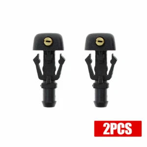 New For NISSAN 2004-2015 TITAN ARMADA QX56 Windshield Washer Nozzle Set - Picture 1 of 12