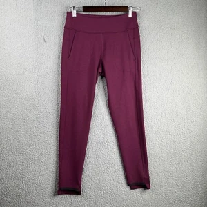 Champion Womens Pants Medium Purple Ponte Knit Legging Elastic Waist Pull On - Picture 1 of 17