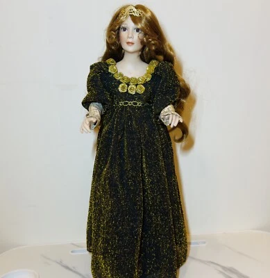 Boneca de porcelana Paradise Galleries Beauty Fairy Tale Maiden 16" rosa tudo de bom - Imagem 1 de 4