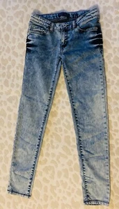 levis denim jegging girls 12 regular light acid wash jegging adjustable waist - Picture 1 of 7