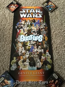 Star Wars Gentle Giant Celebration Bust Ups Promo Poster Print Fett III IV V VI - Picture 1 of 1