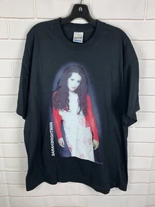 Vintage Sarah Brightman Shirt Size XL Black Band T -Shirt Screen Stars 1999 - Picture 1 of 8