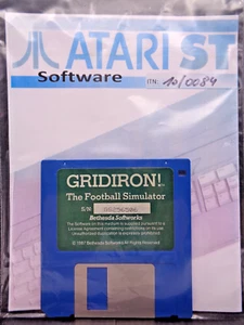 ATARI ST -- GRIDIRON!: THE FOOTBALL SIMULATOR (BETHESDA SOFTWORKS) - Picture 1 of 2