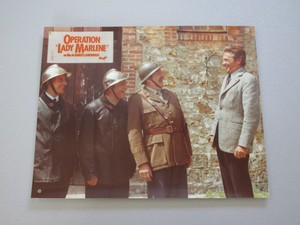 BERNARD MENEZ MICHEL SERRAULT ROBERT LAMOUREUX ""OPERATION..."" LOBBY CARD LB4