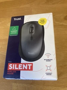 Trust Silent Wireless Mouse, Battery Included, for Single Wireless, New Black  - Picture 1 of 1