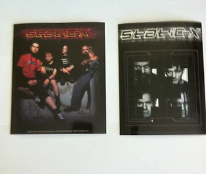 STATIC-X 2 Pack of Stickers Color Band Photo & Faces NEW OFFICIAL MERCHANDISE  - Picture 1 of 3