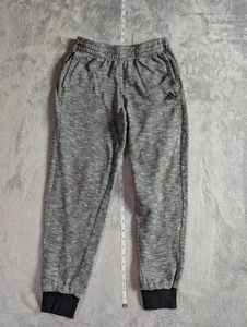 Adidas Youth Boys Jogger Sweatpants Gray Size L 14/16 Athletic Pants - Picture 1 of 8