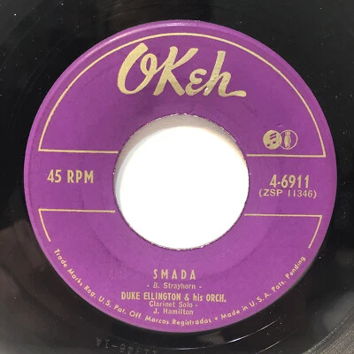 Duke Ellington & Orch ‎45 Smada/Come On Home 1952 Okeh jazz big band 7" vinyl NM - Image 1 of 4