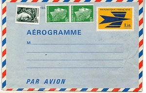 Francia Aerograma con franqueo complementario (CW-872) - Imagen 1 de 1