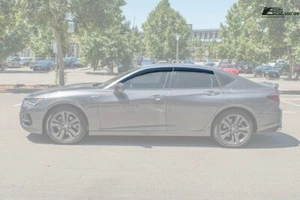 For 21-Up Acura TLX JDM Tape-On Style Side Window Visors Rain Vent Cover Trims - Picture 1 of 18