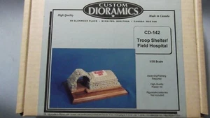 Custom Dioramics 1/35 Troop Shelter/Field Hospital CD-142 Vietnam DESCATALOGADO - Imagen 1 de 3