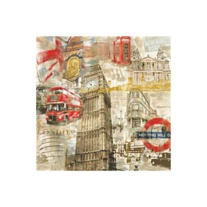 Stampa su Tela su Carta Poster o Quadro Burke Tyler In London - Imagen 1 de 2