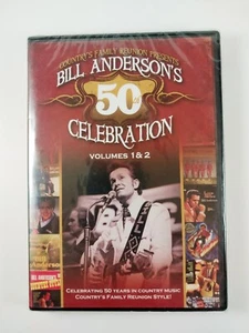 Bill Anderson's 50th Celebration Volumes 1 & 2 (DVD, 2010) 2 Discs - Sealed - Imagen 1 de 3