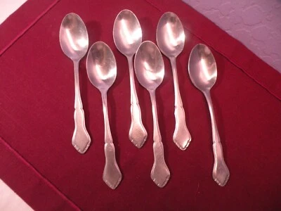 Juego de 6 cucharaditas de acero inoxidable Rogers GLENDALE 6" Foto 1 de 4