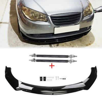 For Hyundai Elantra Sedan Front Bumper Lip Part Accessories Splitter Spoiler - Image 1 of 4