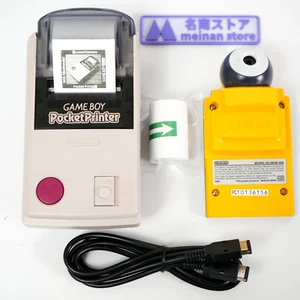 Nintendo GameBoy Pocket Printer MGB-007 Pocket Camera Yellow MGB-006 Link Cable - Picture 1 of 17
