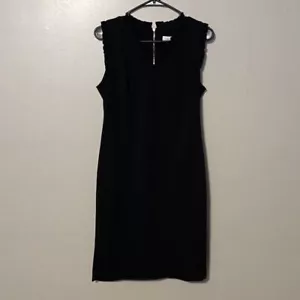 Calvin Klein Mini Dress Sleeveless Black Womens Size 10 - Picture 1 of 5