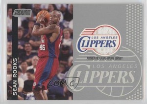 2000-01 Topps Stadium Club Game-Worn Jersey Sean Rooks #SC-LC11