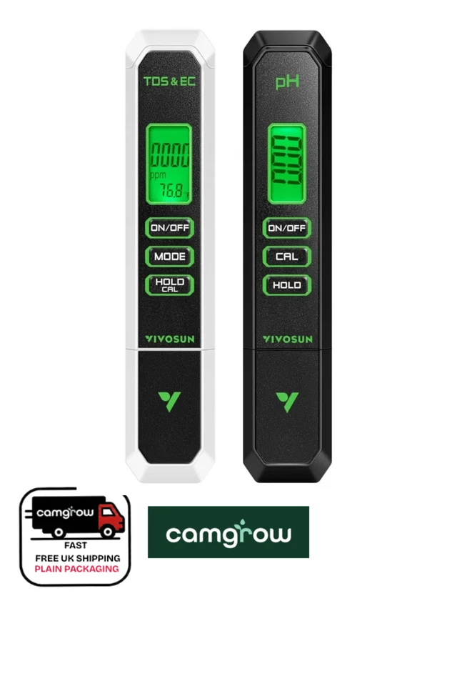 VIVOSUN Digital pH and TDS Meter Kits,0.01pH High Accuracy Pen Type,UL Certified - Image 1 of 4