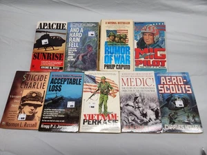 Lot #3a Vietnam War 9 MMPBs: Aviation, Medics, Biographies and more! - Picture 1 of 10