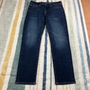 Pantalones de mezclilla American Eagle ajustados rectos para hombre 30x28 30x30 elásticos flex de aire oscuro 941 - Imagen 1 de 15