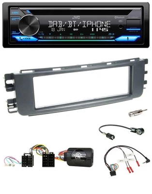 JVC Bluetooth Lenkrad USB DAB CD Autoradio für Smart ForFour 04-06 W454 Audio 20 - Bild 1 von 4