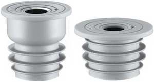 2 Pack Washing Machine Drain Hose Seal Plug Odor-Free Silicone Sealing Gray - Picture 1 of 5