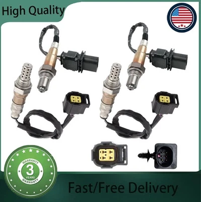 4X Sensor de oxígeno arriba+abajo para MERCEDES-BENZ C230 C350 C63 AMG CLS550 S550 SLK280 Foto 1 de 4