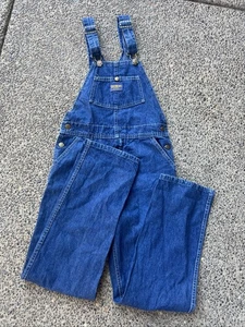Vintage Oshkosh Big Kids Overalls Size 14 Made In The USA - Picture 1 of 10
