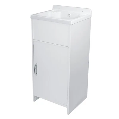 LAVADERO COMPACTO DE PVC COLOR BLANCO 42X34 CM MOD. ROCCO - Imagen 1 de 4