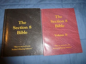SECTION 8 BIBLE, VOL. 1 & 2   *HOW TO SUCCEED IN SECTION 8* Michael Mclean - Bild 1 von 4
