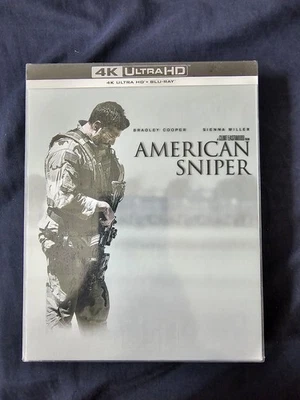 American Sniper 4K UHD Blu Ray Steelbook, Collectors Edition, New & Sealed - Image 1 of 3