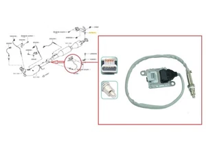PARA NISSAN NAVARA PICK UP NP300 D23 2.3 ESCAPE DELANTERO SENSOR NOX 2015+ - Imagen 1 de 2