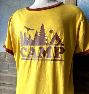 Vintage 1980’s Camp Staff T Shirt Crystal Lake Friday The 13th CLEAN! - Picture 1 of 8