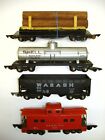 Lot of 4 American Flyer Link Coupler Freight Cars [Lot AG2-F29]