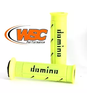 Domino A250 XM2 Dual Density Super Soft Motorrad Lenkergriffe Fluro & Schwarz - Bild 1 von 1