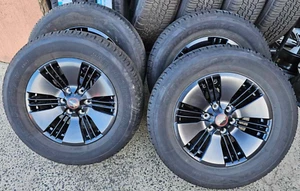 4x 18" Genuine Isuzu Dmax Wheels & Tyres Suit DMAX, MUX 18x7.5 6/139.7 33P - Picture 1 of 11
