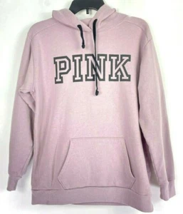 Victorias Secret ROSA Mujer Capucha Logo Grande Manga Larga Rosa Talla Pequeña - Imagen 1 de 9
