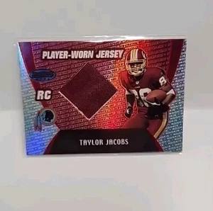 2003 BOWMAN'S BEST BLUE RC TAYLOR JACOBS JERSEY #d 295/499 WASHINGTON REDSKINS - Picture 1 of 1