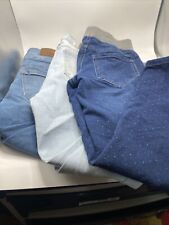 Jeans girls size 7 YMI(2) and Crown and Ivy blue, light blue, blue sparkly READ