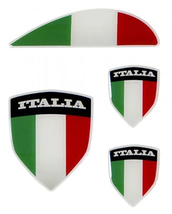Juego de pegatinas decorativas para capó lateral 3D Italia compatible con Vespa GTS 125 + Super 125 - Imagen 1 de 7