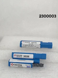 1/4 Zoll x 1/4 Zoll x 3/4 Zoll x 2-1/2 Zoll AlTiN Kyocera SGS Wolframhartmetall Quadratische Endfräse - Bild 1 von 4