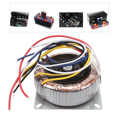 Toroidal Transformer AC Dual 28V Dual 12V Pure Copper Tube Amplifiers Transform - Image 1 of 4