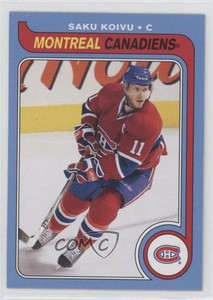 2008-09 O-Pee-Chee Retro Saku Koivu #72