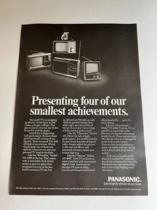Vintage 1969 Panasonic Print Ad Four Of Our Smallest Achievements - Picture 1 of 7
